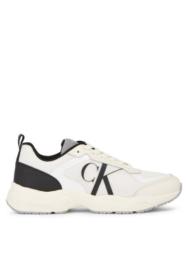 Calvin Klein Jeans Сникърси Retro Tennis Laceup Mesh YM0YM00785 Бял - Mera.bg