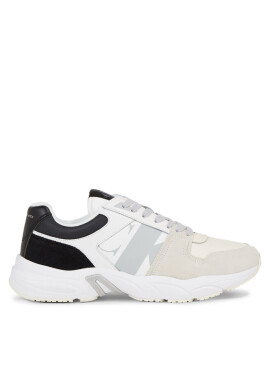 Calvin Klein Jeans Сникърси Retro Tennis Laceup Nbs Lth Mix YM0YM00745 Бял - Mera.bg