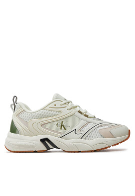 Calvin Klein Jeans Сникърси Retro Tennis Low Mix Ml Met YM0YM00931 Екрю - Mera.bg