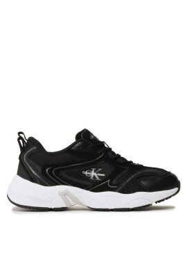 Calvin Klein Jeans Сникърси Retro Tennis Oversized Mesh YM0YM00636 Черен - Mera.bg
