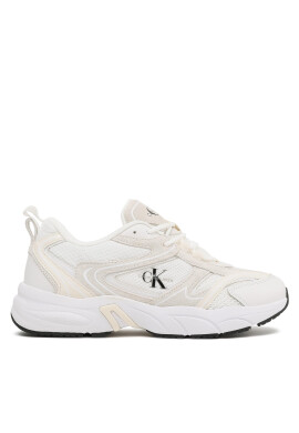 Calvin Klein Jeans Сникърси Retro Tennis Oversized Mesh YM0YM00636 Екрю - Mera.bg