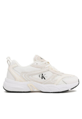 Calvin Klein Jeans Сникърси Retro Tennis Oversized Mesh YM0YM00636 Екрю - Mera.bg