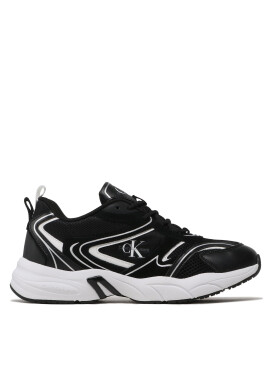 Calvin Klein Jeans Сникърси Retro Tennis Su-Mesh YM0YM00589 Черен - Mera.bg