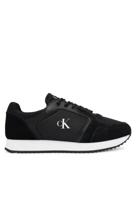 Calvin Klein Jeans Сникърси Runner Laceup Sock Mg Nylon Mix YW0YW01644 Черен - Mera.bg