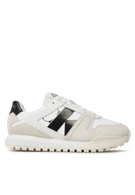 Calvin Klein Jeans Сникърси Toothy Run Laceup Low Lth Mix YM0YM00744 Бял - Mera.bg