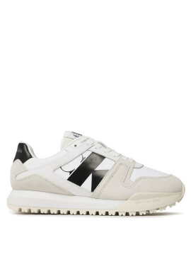 Calvin Klein Jeans Сникърси Toothy Run Laceup Low Lth Mix YM0YM00744 Бял - Mera.bg