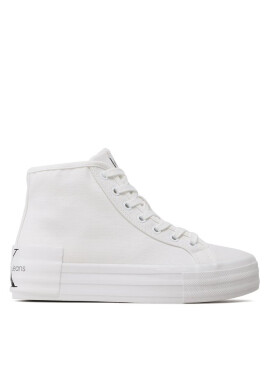 Calvin Klein Jeans Сникърси Vulc Flatform Bold Essential YW0YW01031 Бял - Mera.bg