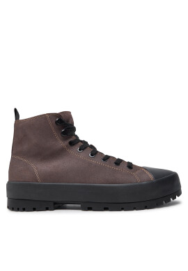 Calvin Klein Jeans Туристически oбувки Lugged Hybrid High Laceup Auth YM0YM01092 Кафяв - Mera.bg