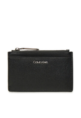 Calvin Klein Калъф за кредитни карти Ck Must Cardholder W/Zip_Caviar K60K613071 Черен - Mera.bg