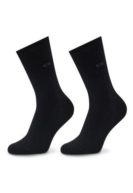 Calvin Klein Комплект 2 чифта дълги чорапи дамски 701218769 Black 001 - Mera.bg