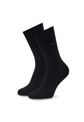 Calvin Klein Комплект 2 чифта дълги чорапи дамски 701218769 Black 001 - Mera.bg