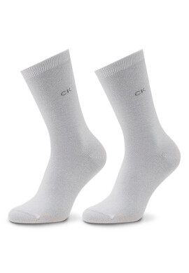 Calvin Klein Комплект 2 чифта дълги чорапи дамски 701218769 White 002 - Mera.bg