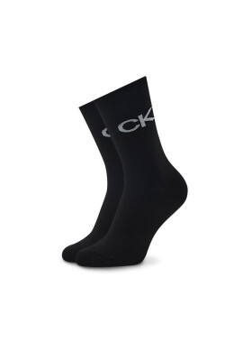 Calvin Klein Комплект 3 чифта дълги чорапи дамски 701219849 Black 002 - Mera.bg