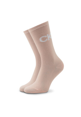 Calvin Klein Комплект 3 чифта дълги чорапи дамски 701219849 White 001 - Mera.bg