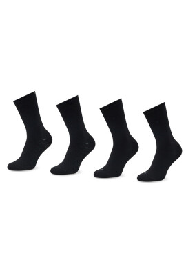 Calvin Klein Комплект 4 чифта дълги чорапи дамски 701219852 Black 002 - Mera.bg