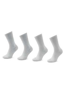 Calvin Klein Комплект 4 чифта дълги чорапи дамски 701219852 White 001 - Mera.bg