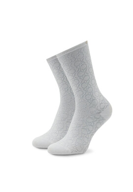 Calvin Klein Комплект 4 чифта дълги чорапи дамски 701219852 White 001 - Mera.bg