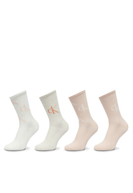 Calvin Klein Комплект 4 чифта дълги чорапи дамски 701229463 Цветен - Mera.bg