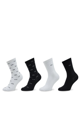 Calvin Klein Комплект 4 чифта дълги чорапи дамски Sock 4P Holiday 701225011 Black Combo 001 - Mera.bg