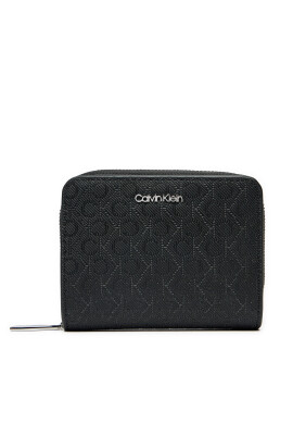 Calvin Klein Малък дамски портфейл Ck Must Medium Zip Around_Mono K60K612825 Черен - Mera.bg