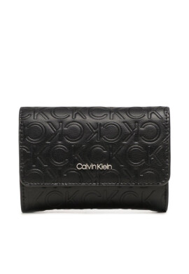 Calvin Klein Малък дамски портфейл Ck Must Trifold Sm/Emb Mono K60K610951 BAX - Mera.bg