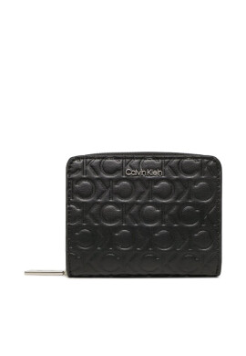Calvin Klein Малък дамски портфейл Ck Must Z/A Wallet W/F Mid Emboss K60K610251 BAX - Mera.bg