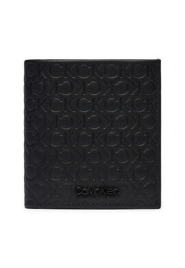 Calvin Klein Малък мъжки портфейл Ck Must Mono Trifold 6Cc W/Coin K50K511921 Черен - Mera.bg