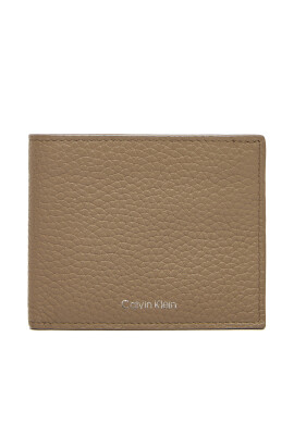 Calvin Klein Мъжки портфейл Ck Leather Billfold W Zip Coin LV04D1028G Бежов - Mera.bg