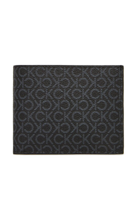 Calvin Klein Мъжки портфейл Ck Must Mono Billfold W/ Coin LV04D1038G Черен - Mera.bg