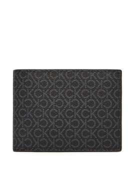 Calvin Klein Мъжки портфейл Ck Must Mono Comp Trifold W Coin LV04D1040G Черен - Mera.bg