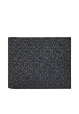 Calvin Klein Мъжки портфейл Classic Mono Bifold 5Cc W/Coin K50K512845 Черен - Mera.bg