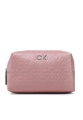 Calvin Klein Несесер Re-Lock Cosmetic Pouch Em Mono K60K610261 Розов - Mera.bg
