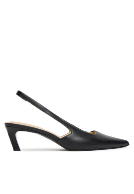 Calvin Klein Обувки на ток Ess Kitten Heel Sling Back HW0HW02641 Черен - Mera.bg