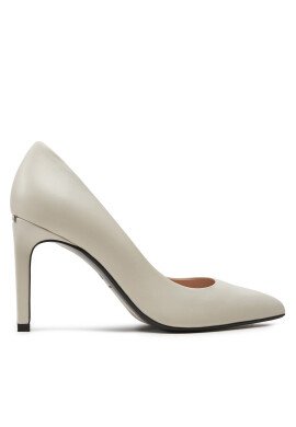Calvin Klein Обувки на ток Heel Pump 90 Lth HW0HW02110 Екрю - Mera.bg
