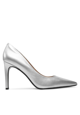 Calvin Klein Обувки на ток Heel Pump 90 - Met HW0HW02431 Сребрист - Mera.bg