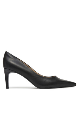 Calvin Klein Обувки на ток Pump 70 Pointy Hw Bar Lth HW0HW02561 Черен - Mera.bg