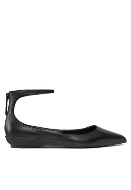 Calvin Klein Балеринки Wrapped Ankle Strap Ballerina HW0HW01840 Черен - Mera.bg