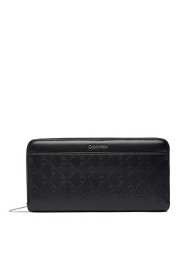 Calvin Klein Портфейл Emblem Aop Embossed Long Wallet LV04F1097G Черен - Mera.bg