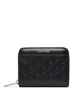 Calvin Klein Портфейл Emblem Aop Embossed Zip Around LV04F1081G Черен - Mera.bg