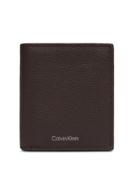 Calvin Klein Портфейл Foil Emboss Slim Trifold W Card LV04D1063G Кафяв - Mera.bg