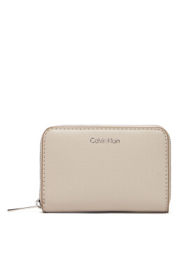 Calvin Klein Портфейл Foil Logo Medium Zip Around LV04F1091G Бежов - Mera.bg