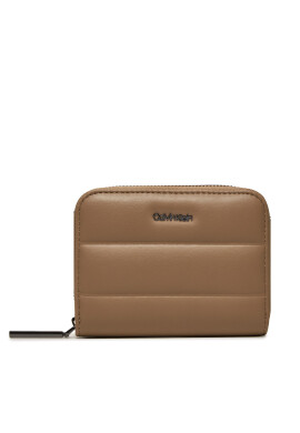 Calvin Klein Портфейл Line Quilt Medium Zip Around K60K612201 Кафяв - Mera.bg