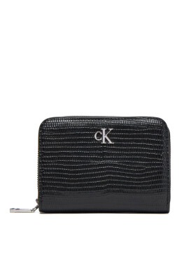 Calvin Klein Портфейл Lizard Embossed Lthr Med Flap Zi LV04F1067G Черен - Mera.bg