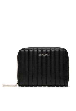Calvin Klein Портфейл Mini Line Quilt Md Zip Around K60K613064 Черен - Mera.bg