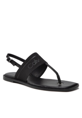 Calvin Klein Сандали Squared Flat Tp Sandal He HW0HW00818 Черен - Mera.bg
