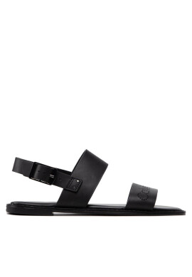 Calvin Klein Сандали Almond Flat Sandal Perf HW0HW00682 Ck Black BAX - Mera.bg