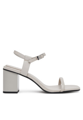 Calvin Klein Сандали Block Heel Sandal 75 Lth HW0HW02650 Сив - Mera.bg
