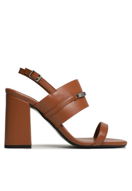 Calvin Klein Сандали Block Hl Sandal HW0HW01612 Кафяв - Mera.bg