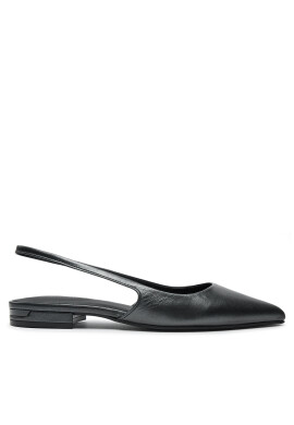 Calvin Klein Сандали Flat Slingback Pump Pearl HW0HW02120 Черен - Mera.bg