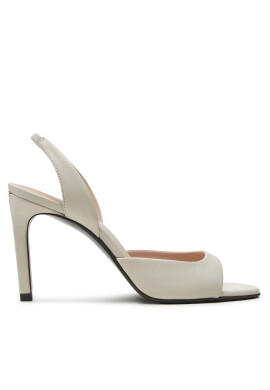 Calvin Klein Сандали Heel D'Orsay Sandal 90 Lth HW0HW02124 Екрю - Mera.bg